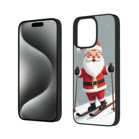 聖誕老人滑雪主題 iPhone 15 Pro/Pro Max 手機殼 - OKOMALL